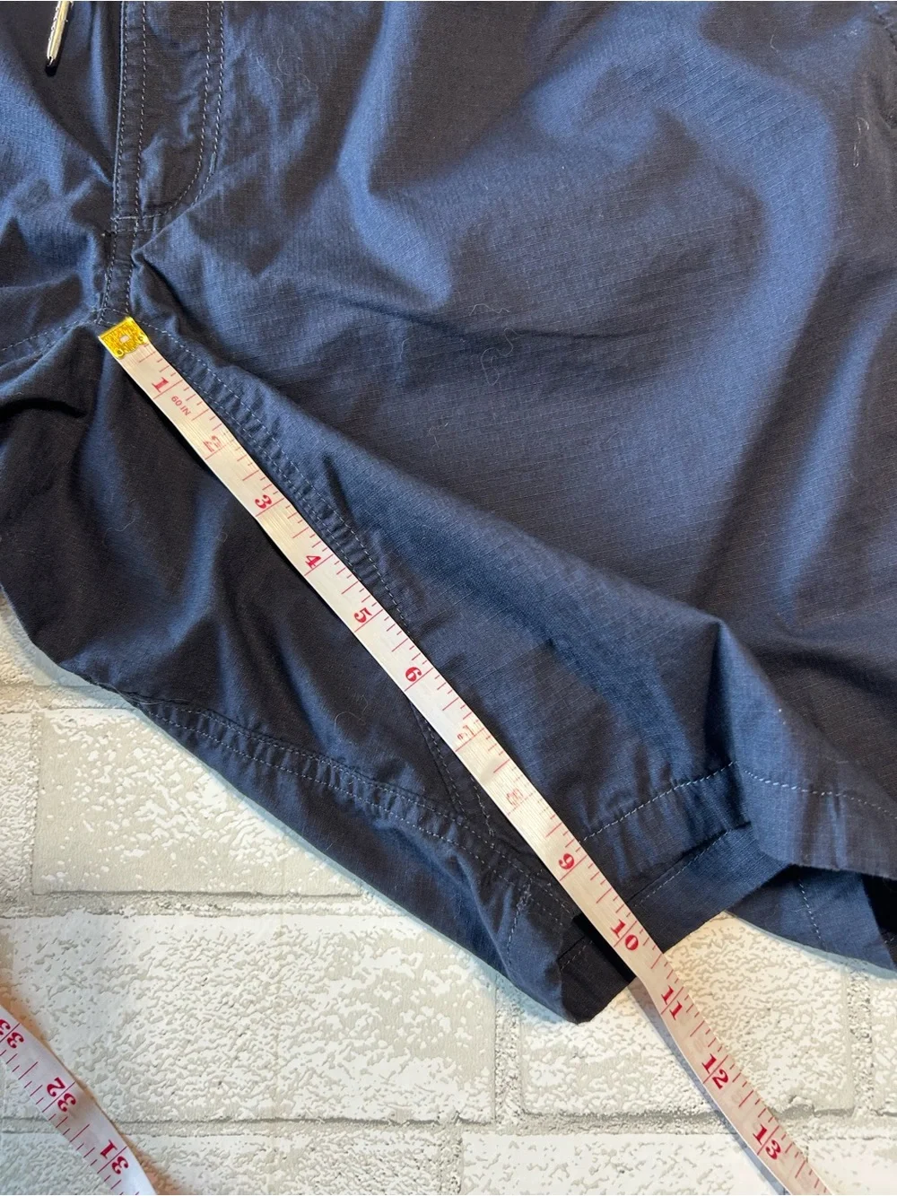 Quince Navy organic Cotton Shorts with White Drawstring Size XL